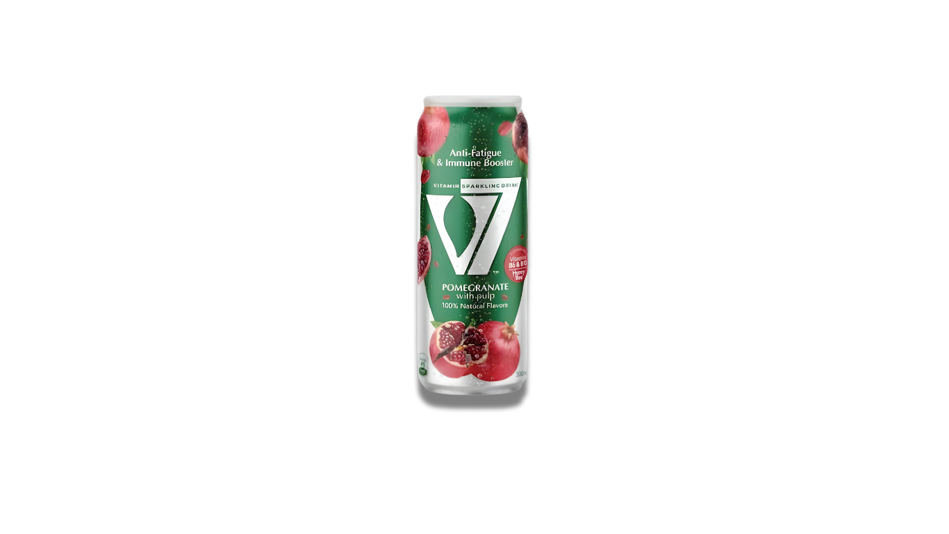 V7 Vitamin Pomegranate Sparkling Drink, 300ml