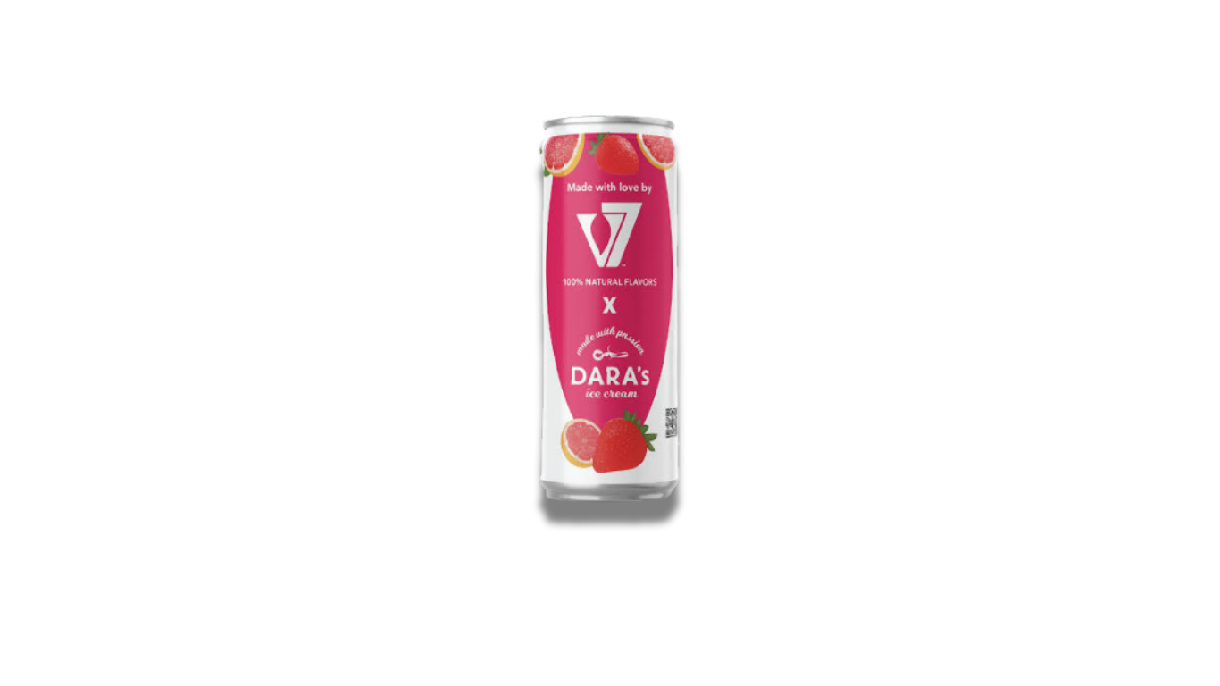 V7 Pink Lemonade Flavor Vitamin Sparkling Drink, 300ml