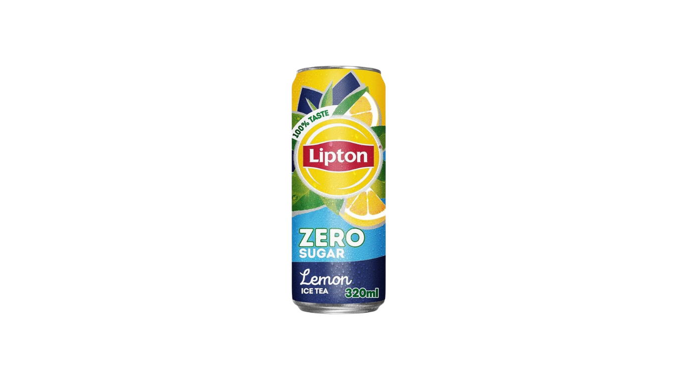 Lipton Iced Tea Zero Sugar Lemon Flavor, 330ml