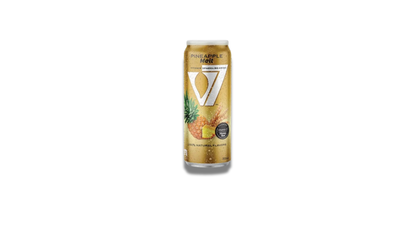 V7 Vitamin Pineapple Sparkling Drink, 300ml