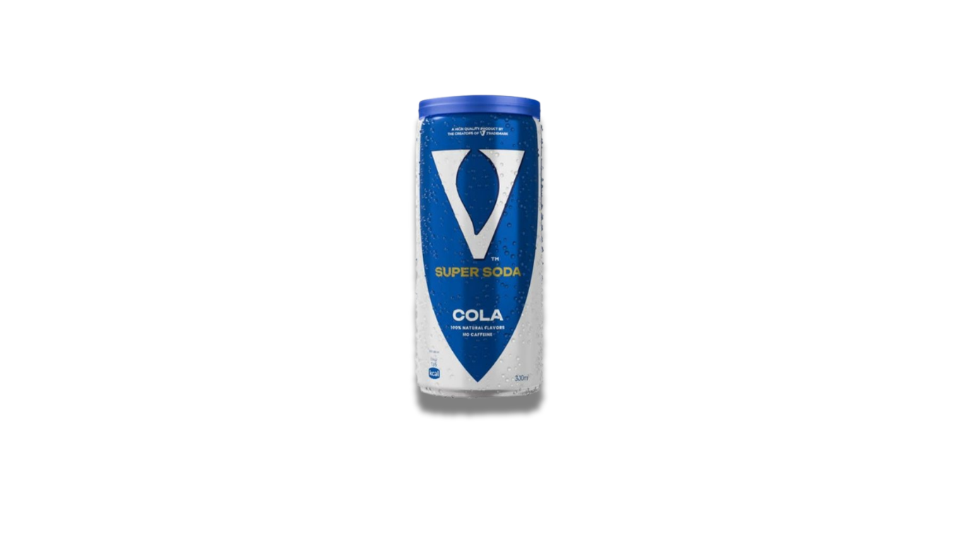 V Super Soda Cola Can , 300ml