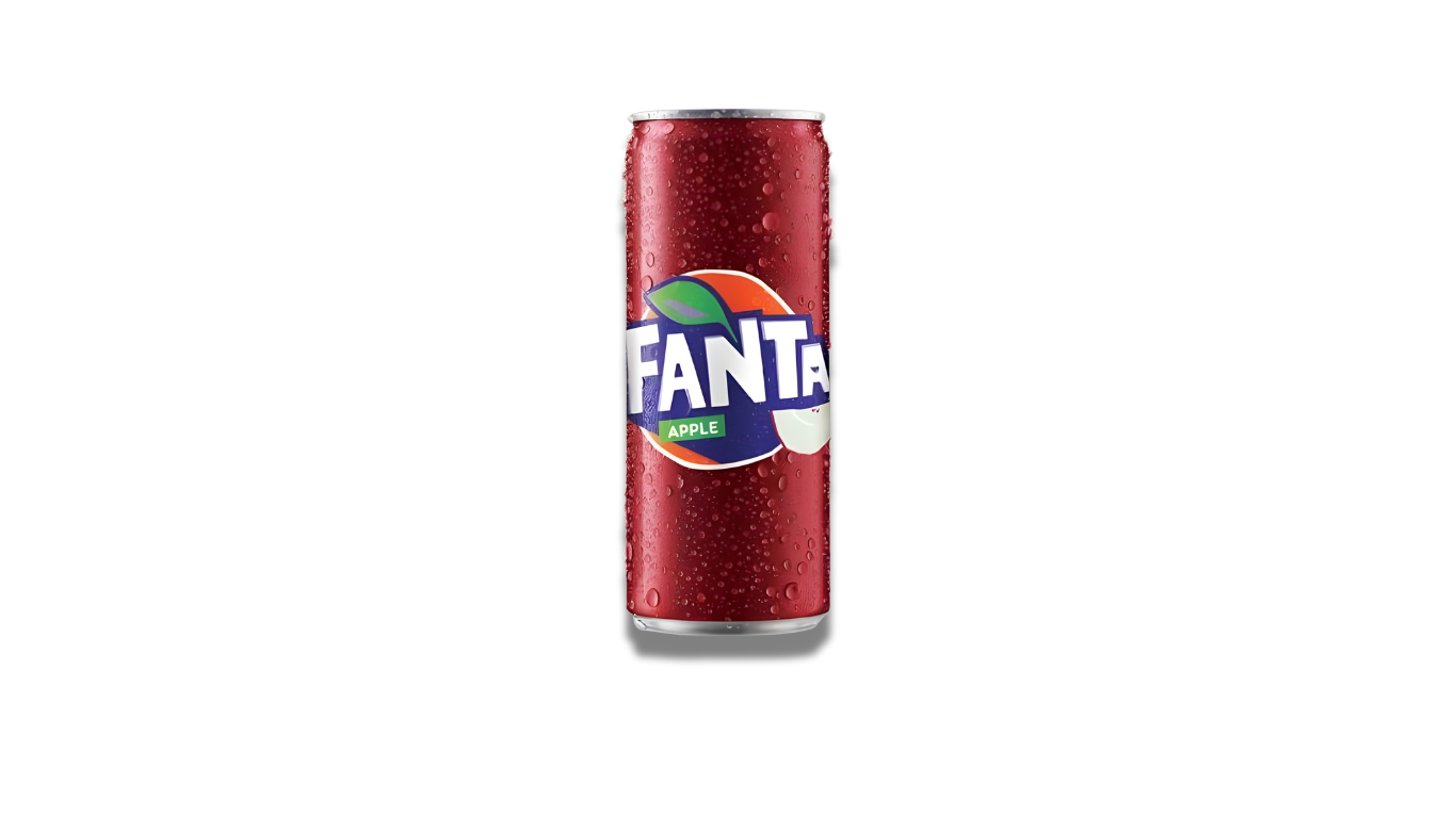 Fanta Red Apple Soft Drink Can, 320ml