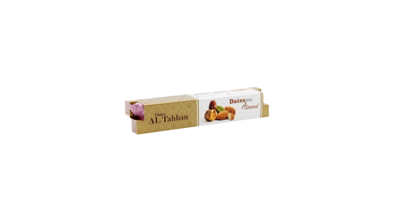 Al-Tahhan Dates With Almonds Date, 3 pieces