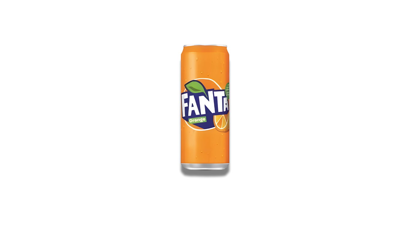 Fanta Orange Soft Drink Can, 320ml